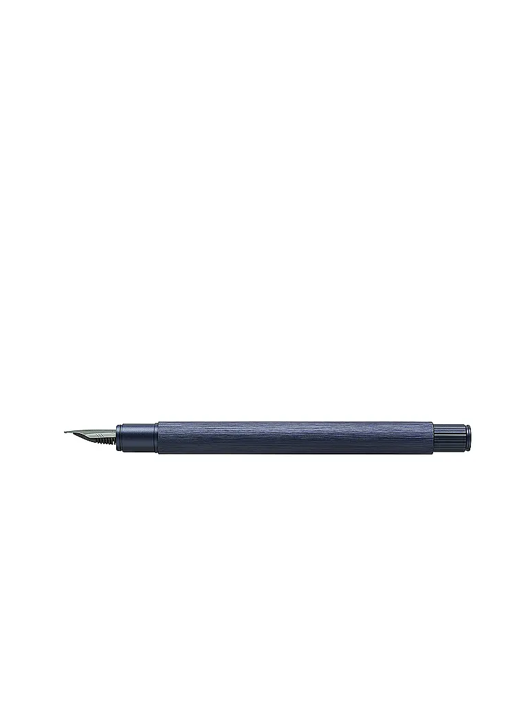FABER-CASTELL | Penna stilografica in alluminio Neo Slim, punta F, blu scuro | Blu scuro