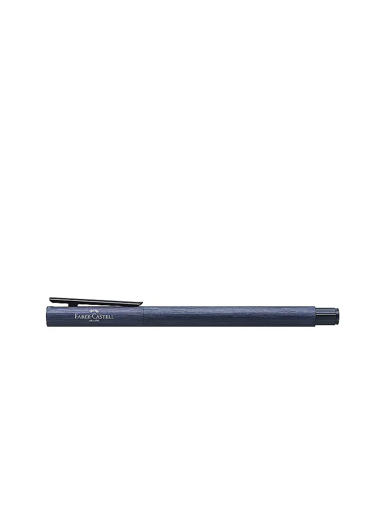 FABER-CASTELL | Penna stilografica in alluminio Neo Slim, punta F, blu scuro | Blu scuro