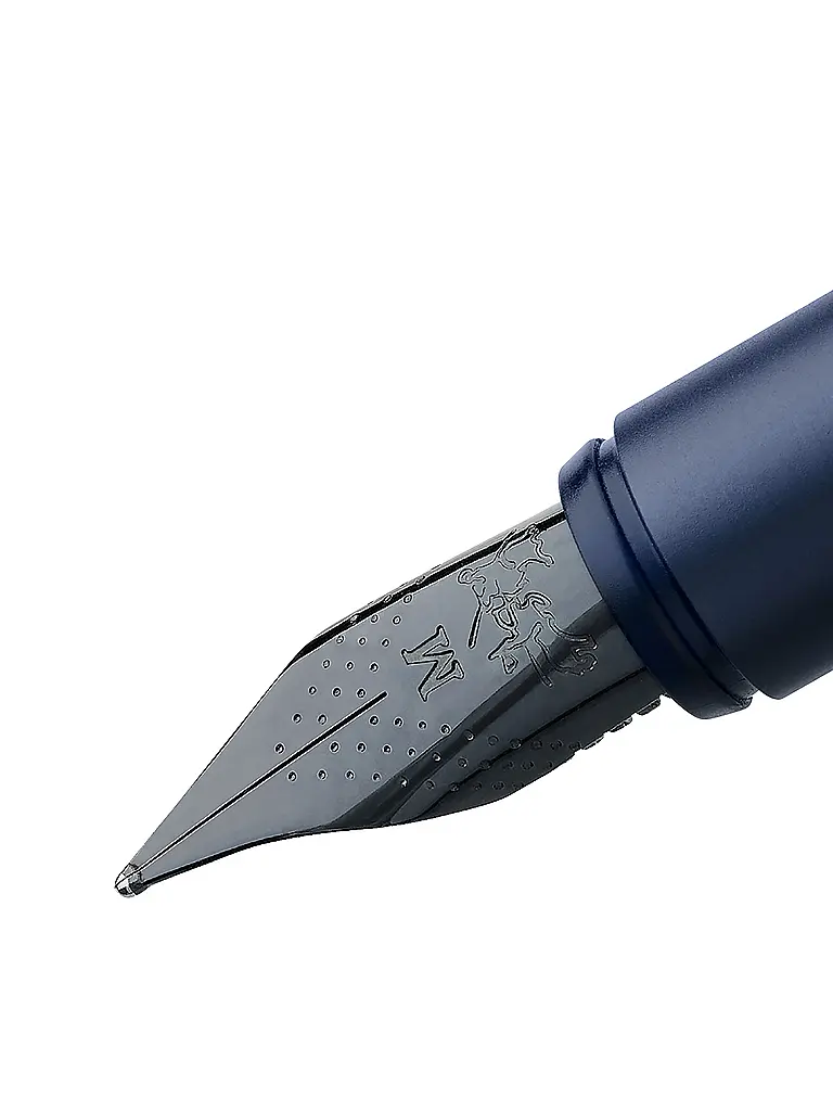 FABER-CASTELL | Penna stilografica in alluminio Neo Slim, punta F, blu scuro | Blu scuro