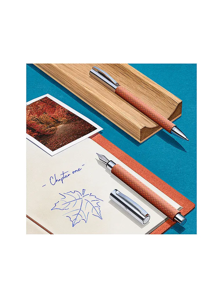 FABER-CASTELL | Penna stilografica OpArt Autumn Leaves Medium | 
