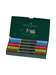 FABER-CASTELL | Pennarelli acquerellabili Albrecht Dürer, set da 5, custodia per schizzi urbani | Verde scuro
