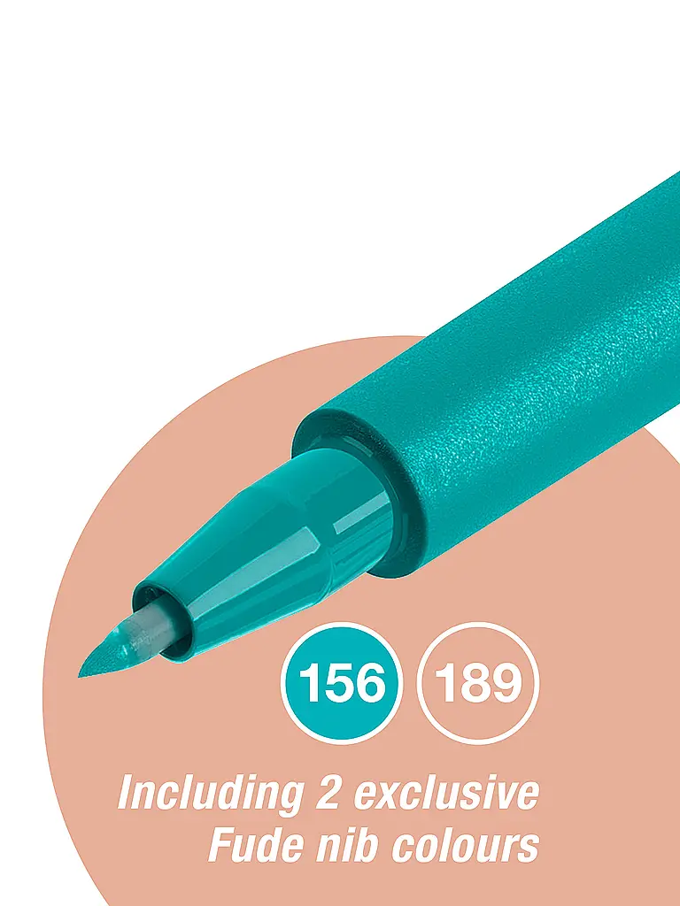 FABER-CASTELL | Set di pennarelli a inchiostro di china da 12 pezzi Pitt Artist Pen | 