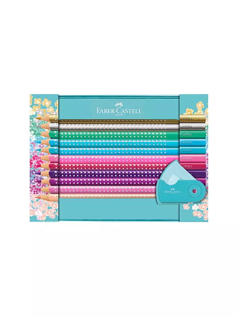 FABER-CASTELL | Set regalo pastelli colorati Sparkle | Senza colore