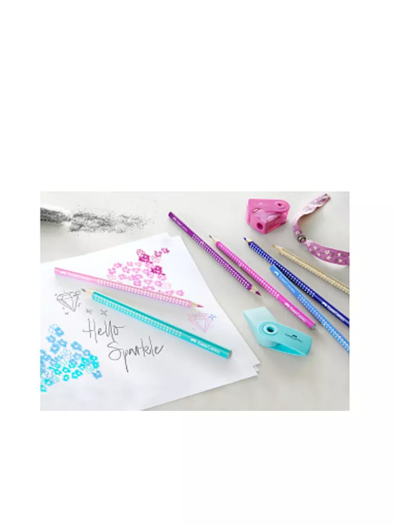 FABER-CASTELL | Set regalo pastelli colorati Sparkle | Senza colore