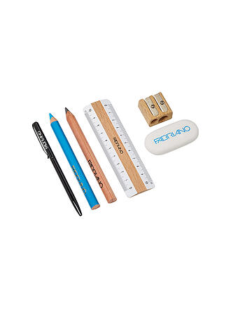 FABRIANO | Set da scrittura in borsa di lino