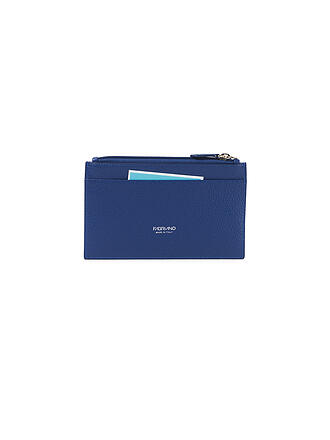 FABRIANO | Portacarte con cerniera Blue