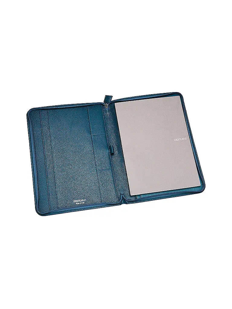 FABRIANO | Portablocco A4 in pelle Octanium | Blu