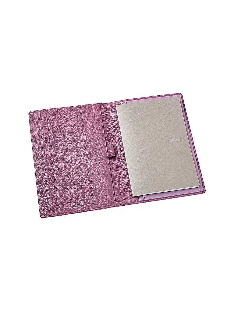 FABRIANO | Portablocco in pelle A5 Purple | 