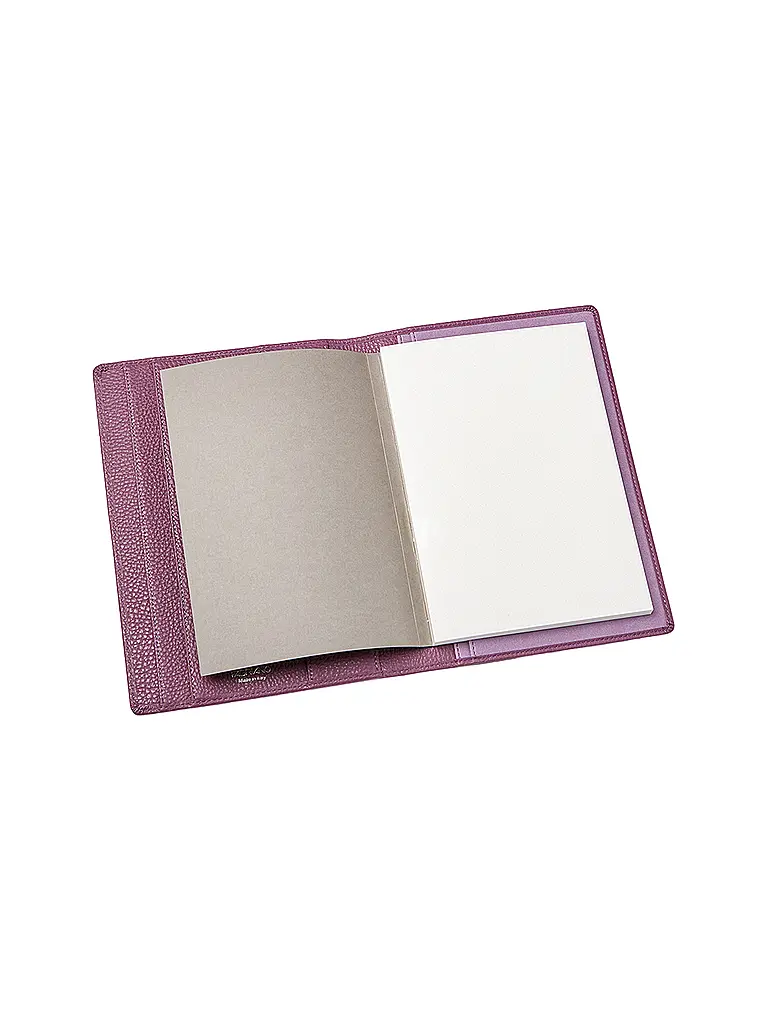 FABRIANO | Portablocco in pelle A5 Purple | 