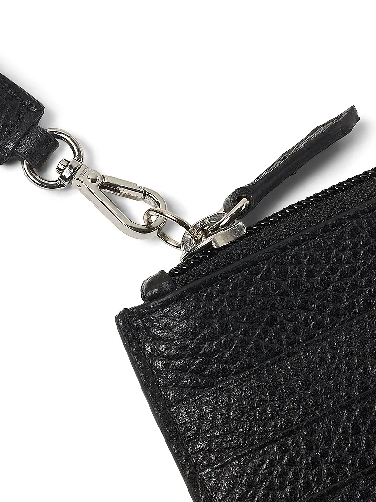 FABRIANO | Portacarte con cerniera Nero | 