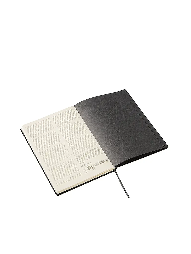 FABRIANO | Quaderno ISPIRA A5 a righe Nero | 