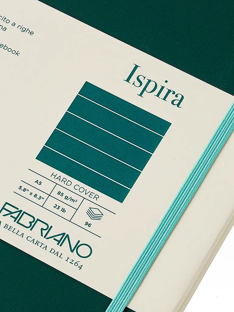 FABRIANO | Quaderno ISPIRA A5 a righe verde | 