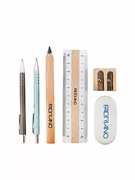 FABRIANO | Schreibset in Leinentasche | Multicolore