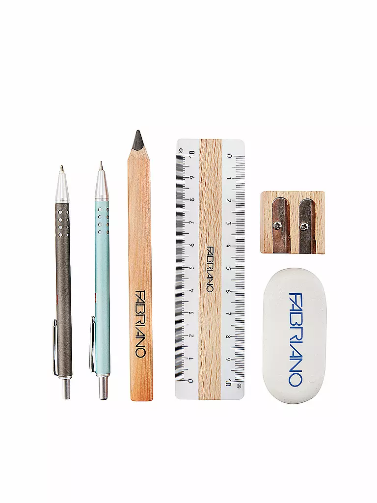 FABRIANO | Schreibset in Leinentasche | Multicolore