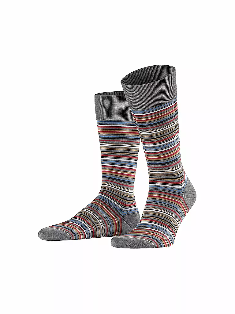 FALKE |  Socken "Microblock" 14041 (steel mel.) | Grigio
