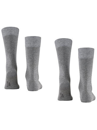 FALKE | Calzini confezione da 2 HAPPY grigio chiaro mélange