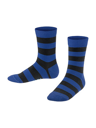 FALKE | Calzini da bambino Happy Stripe, confezione da 2, nero