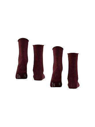 FALKE | Calzini confezione da 2 HAPPY barolo