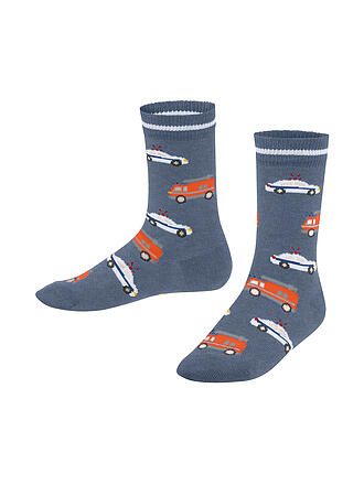 FALKE | Calzini per bambini POLICE AND FIRE CARS light jeans