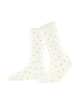 FALKE | Calze SPIKE DOT bianco sporco