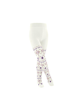 FALKE | Collant per bambini NORDIC FAIR ISLE bianco sporco