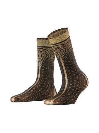 FALKE | Calzini velati MIRACLE LADY 30 DEN blu/oro