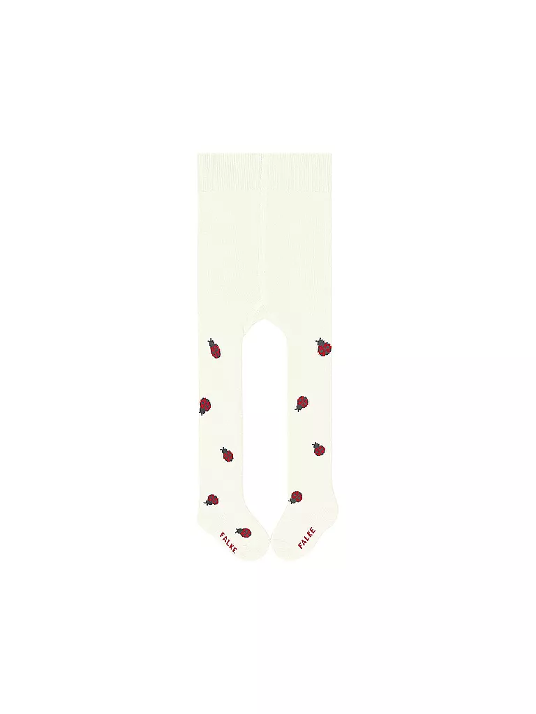 FALKE | Calzamaglia termica da neonata CUTE LADYBUG bianco sporco | Crema