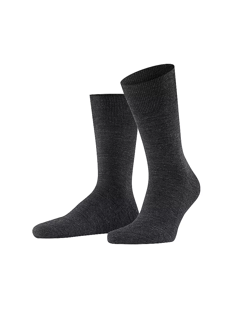 FALKE | Calze AIRPORT PLUS antracite mélange | Grigio