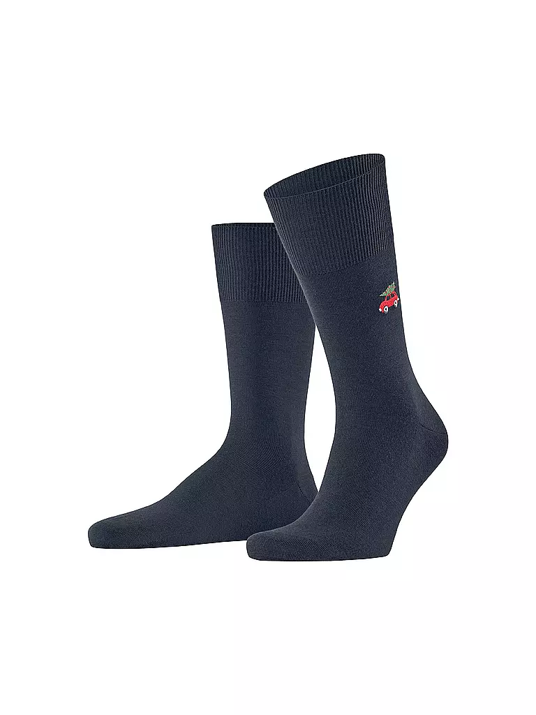 FALKE | Calze AIRPORT X-MAS CAR space blue | Blu scuro