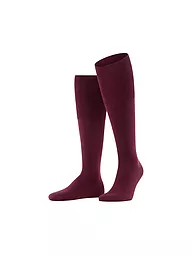 FALKE | Kniestrümpfe AIRPORT roan rouge  | Rosso scuro
