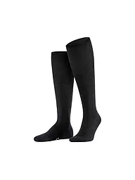 FALKE | Kniestrümpfe AIRPORT roan rouge  | Nero