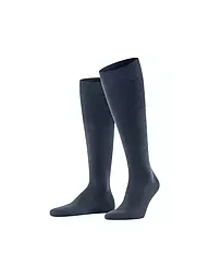 FALKE | Kniestrümpfe AIRPORT roan rouge  | Blu