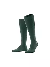 FALKE | Kniestrümpfe AIRPORT roan rouge  | Verde scuro