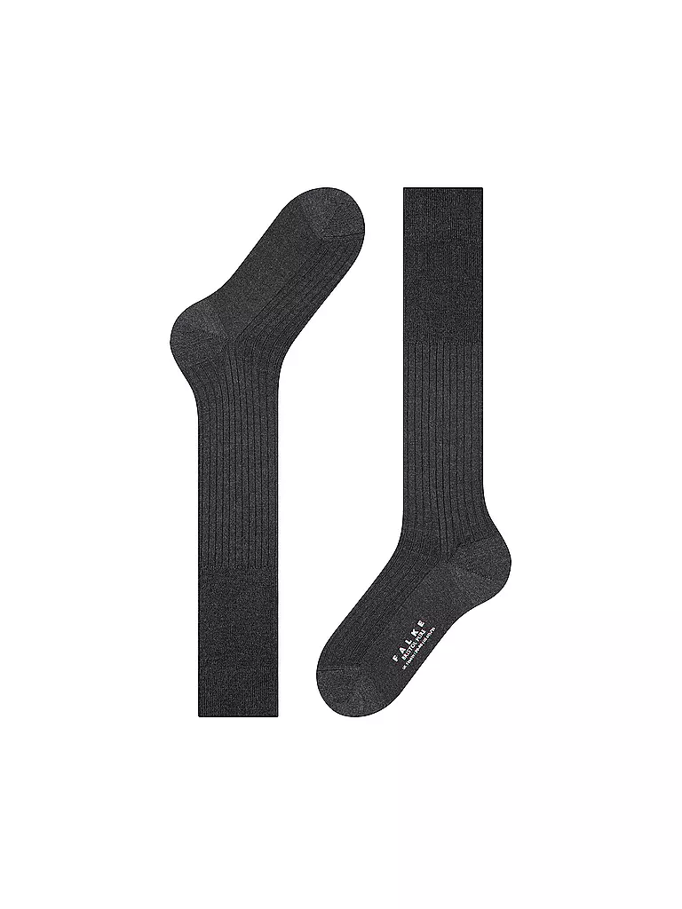 FALKE | Calze al ginocchio BRISTOL antracite mel. | 