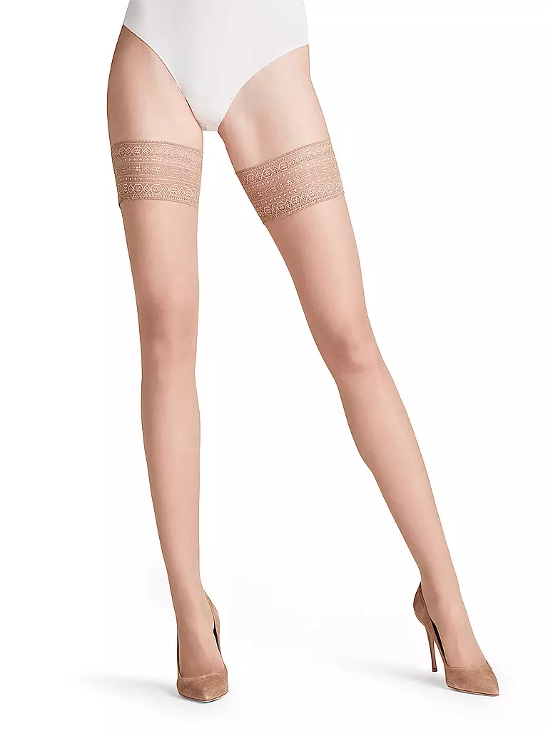 FALKE | Calze autoreggenti 15 cocoon | Beige