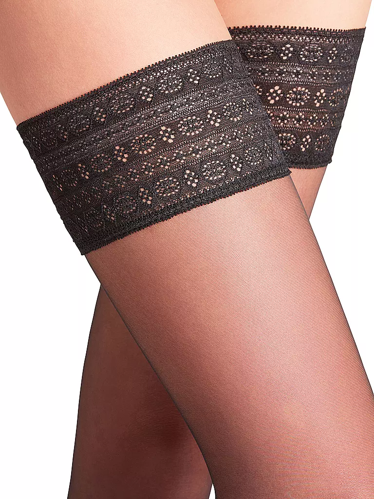 FALKE | Calze autoreggenti 15 nere |