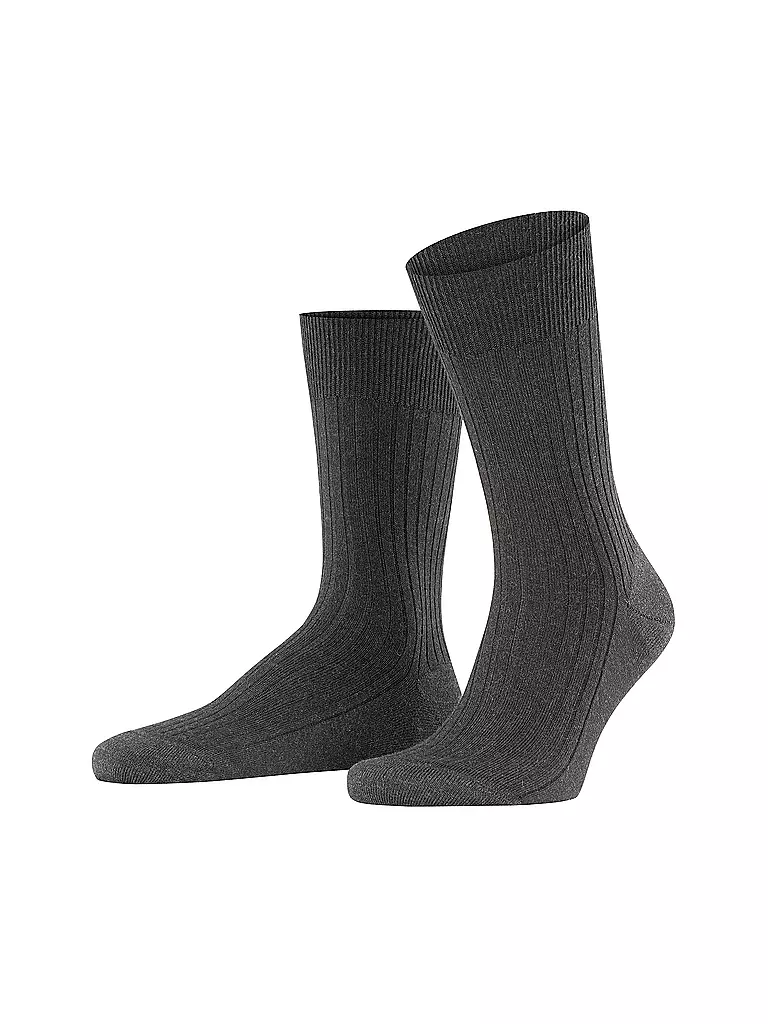 FALKE | Calze BRISTOL PURE antracite mel. | Grigio