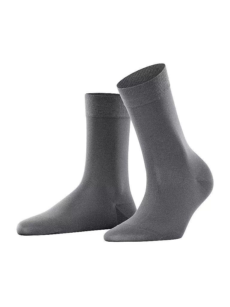 FALKE | Calze Cotton Touch platinum | Grigio