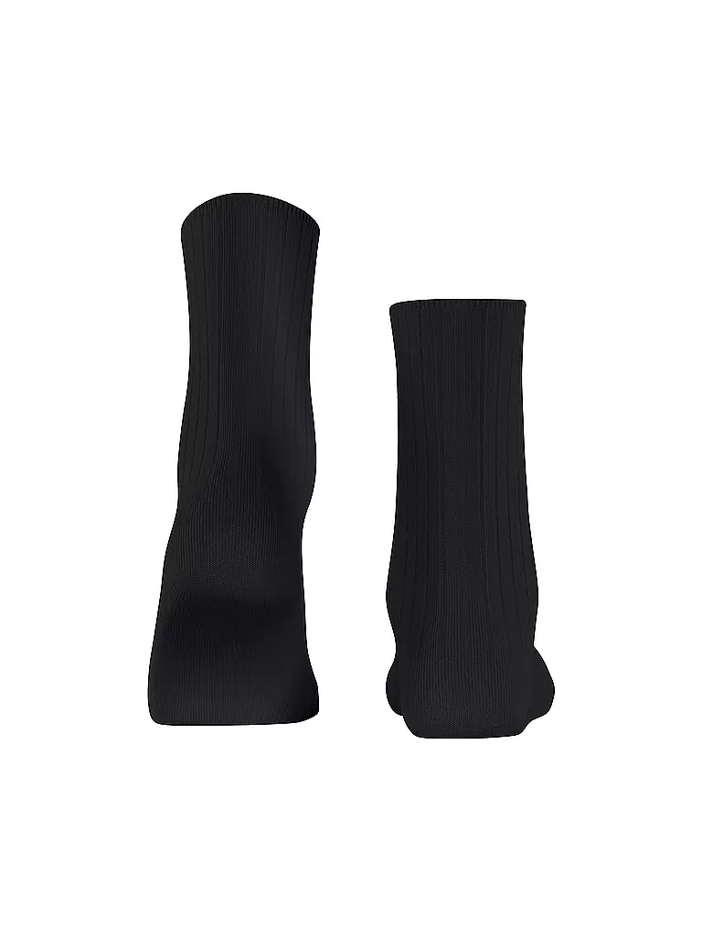 FALKE | Calze FALKE COTTON RIB nere | Nero