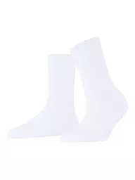 FALKE | Calze FALKE COTTON RIB nere | Bianco
