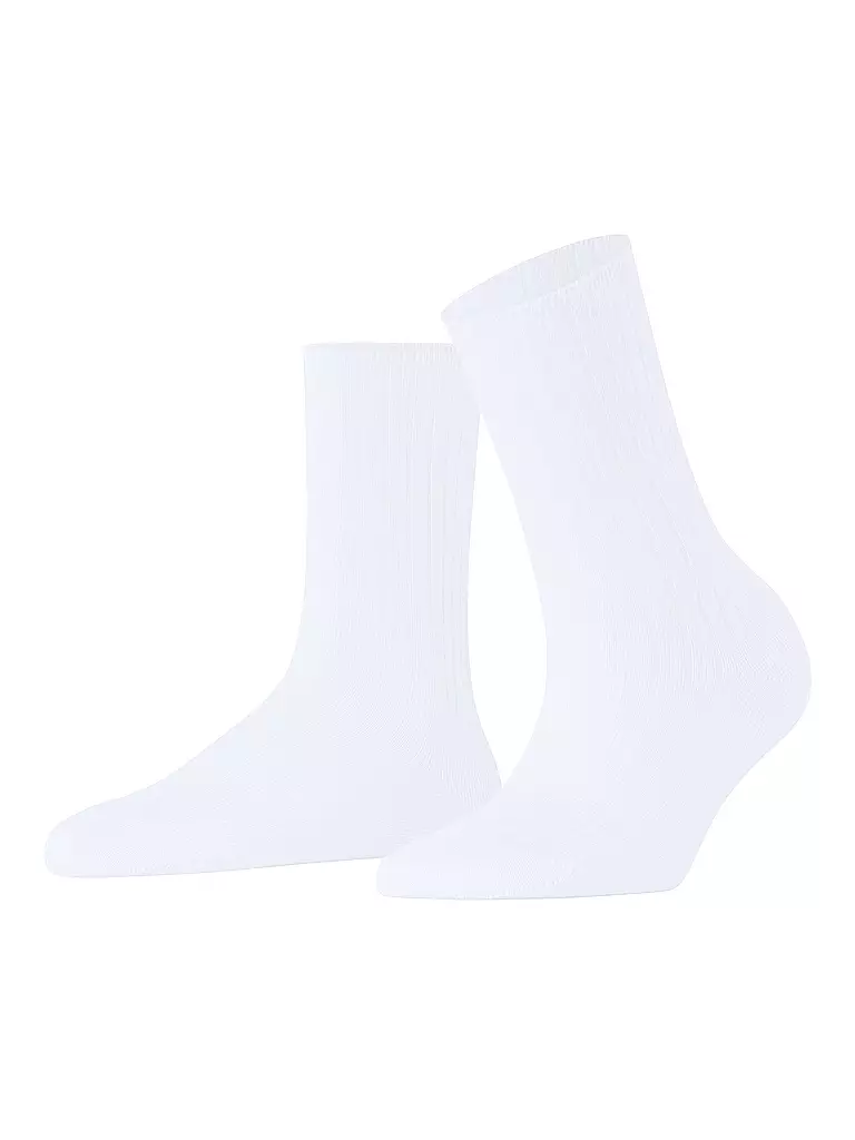 FALKE | Calze FALKE COTTON RIB white | Bianco