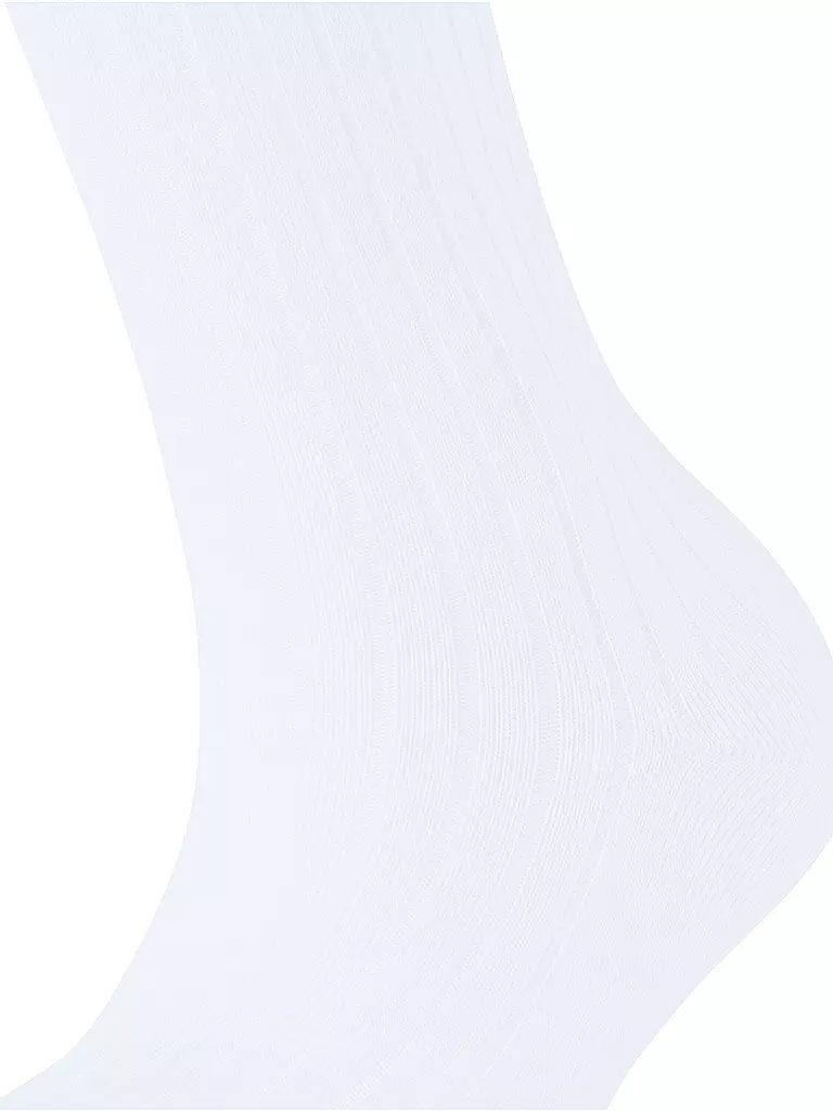 FALKE | Calze FALKE COTTON RIB white | 