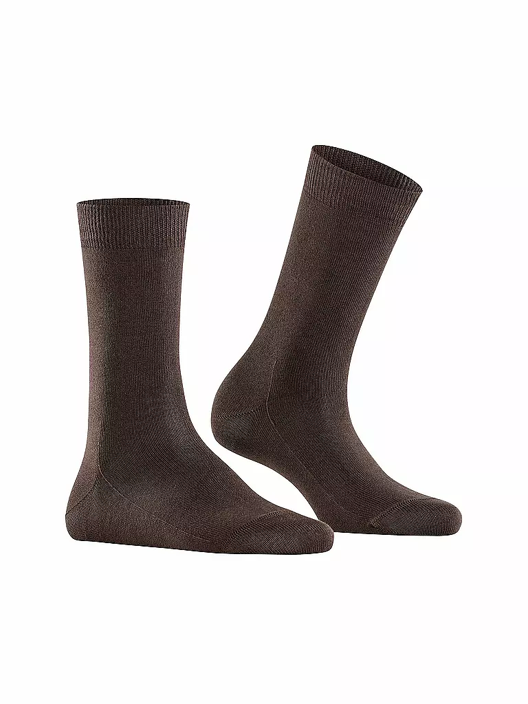 FALKE | Calze Family marrone scuro | Marrone