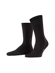 FALKE | Calzini MILANO antracite mélange | Nero