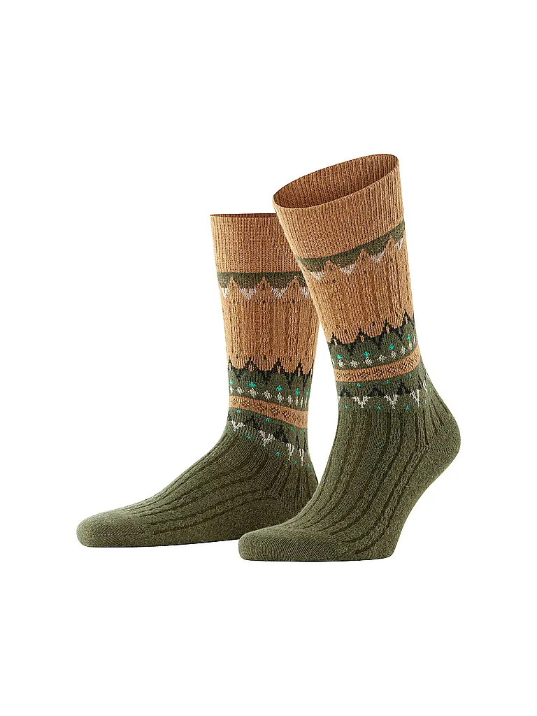 FALKE | Calze NORSEMAN old brass | Cammello