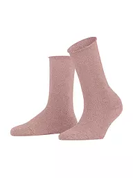 FALKE | Calzini SHINY SO black | Rosa