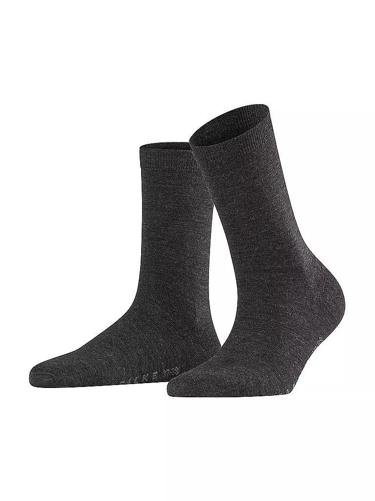 FALKE | Calze Soft Merino antracite | Grigio