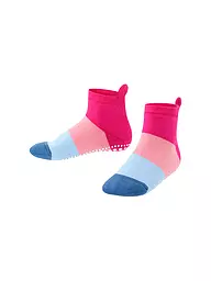 FALKE | Calzini ABS da bambino "Quarter Ringel" blu navy m | Fucsia