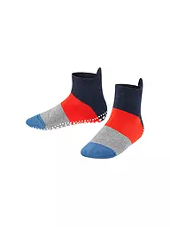 FALKE | Calzini ABS da bambino "Quarter Ringel" blu navy m | Grigio