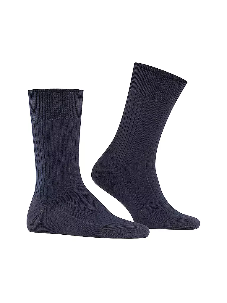 FALKE | Calzini BRISTOL PURE blu navy scuro | 